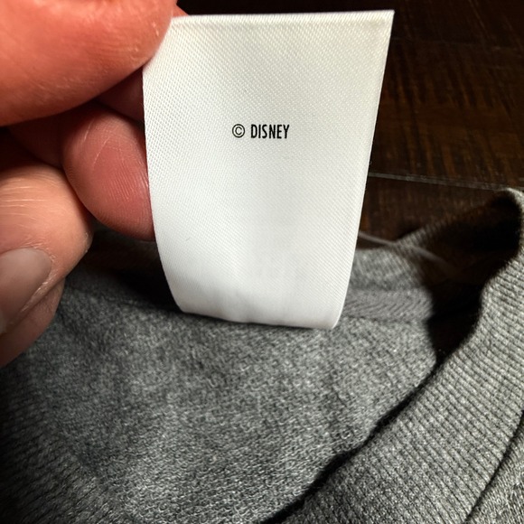 Disney Parks Walt Disney World Mickey Mouse Gray Varsity Stripe Long Sleeve S - Picture 10 of 13